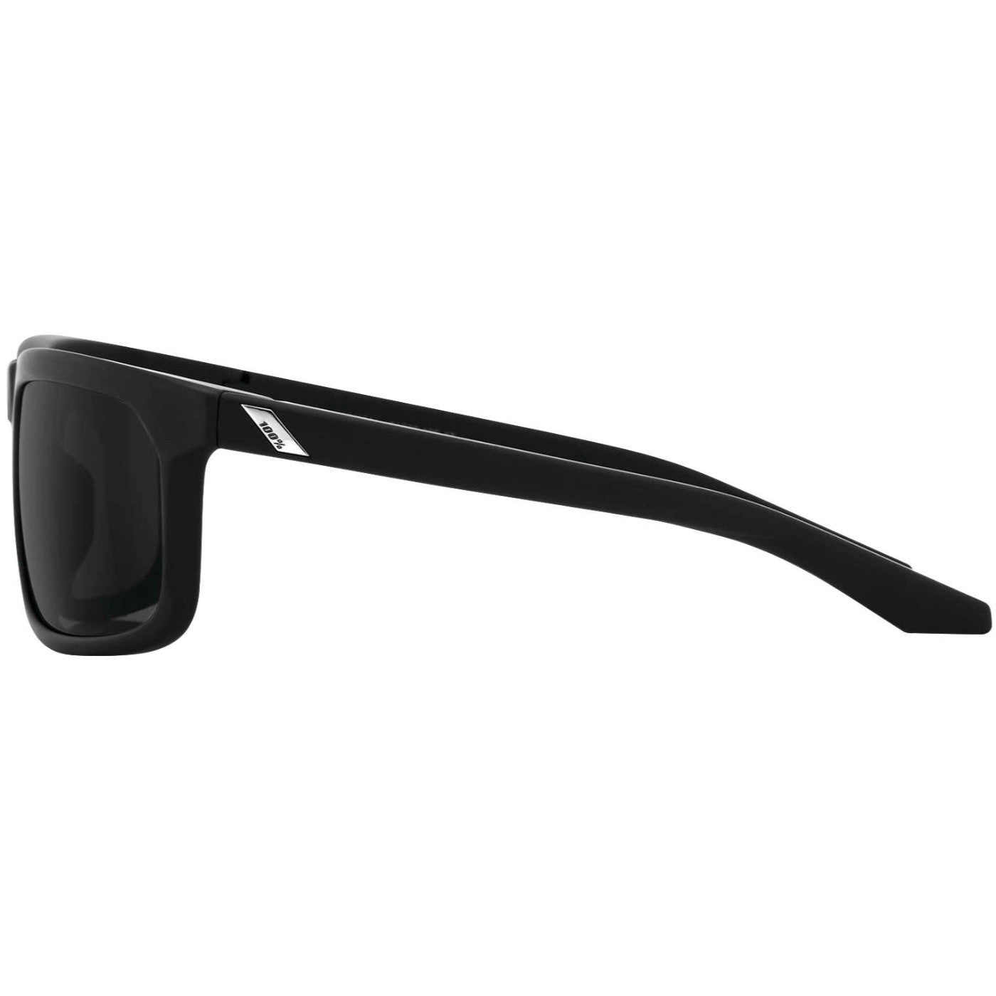 100% Hakan Sunglasses Soft Tact Black/Grey with PeakPolar Grey Lens - 61036-100-47