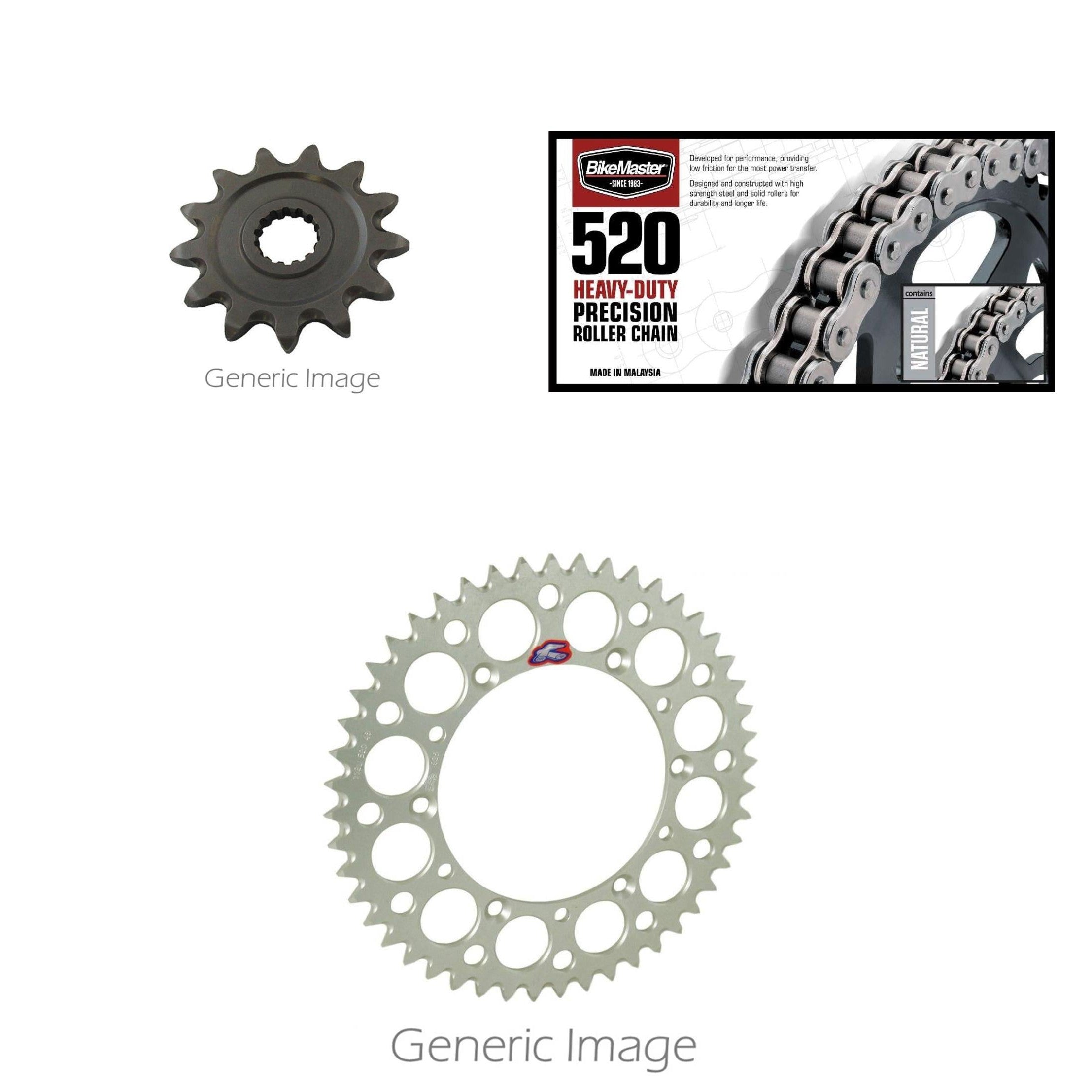 520H Chain, Front St & Rear Alum Sprocket Kit for Street DUCATI M620 Dark 2003