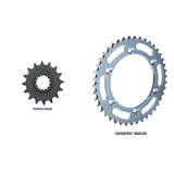 SUNSTAR Front and Rear Steel Sprocket Kit for OFFROAD HONDA XR600 1985-1987