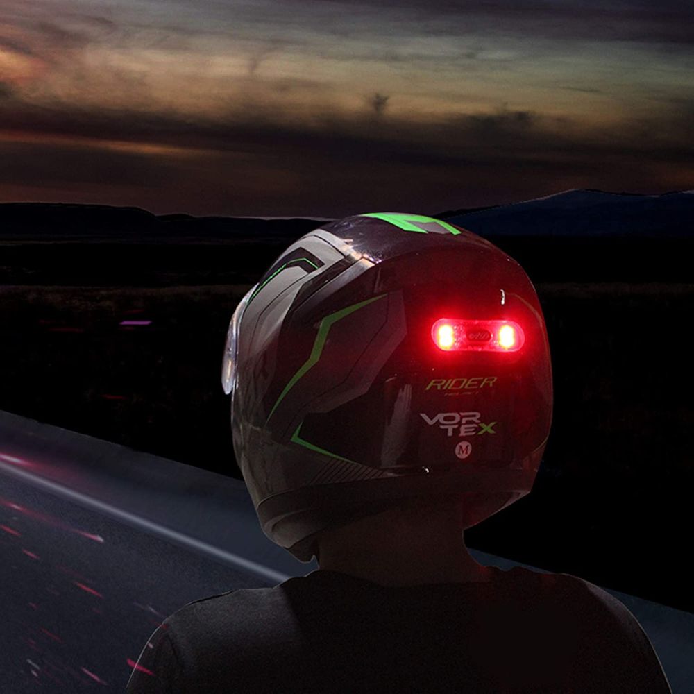 Trailstrike LED Motorcycle Bike Bicycle Red Rear Helmet Light Lamp