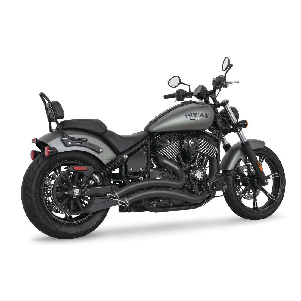 Freedom Performance Sharp Curve Radius Exhaust Slash Cut Black Black Tip