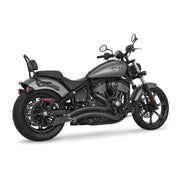 Freedom Performance Sharp Curve Radius Exhaust Slash Cut Black Black Tip
