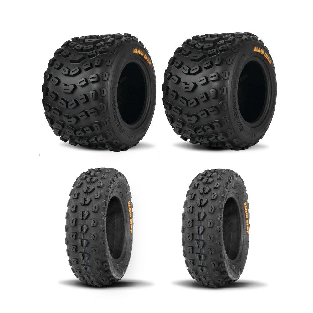 Kenda Set of Two K532 Klaw MX Tires (4 Ply) [20x6-10] And Two (4 Ply) [18x10.5-8] Tires