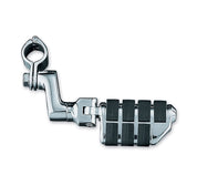 Kuryakyn Chrome Offset 1.25" Engine Guard Frame Mount Dually Iso Pegs Set Harley