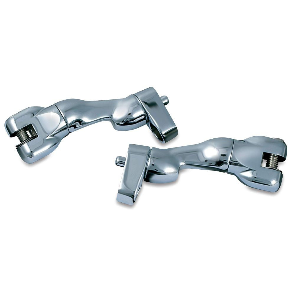 Kuryakyn Adjustable Passenger Peg Mount for Indian Chrome