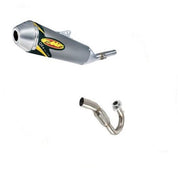 NEW FMF Q4 MUFFLER + POWERBOMB HEADPIPE FULL EXHAUST 2006 YAMAHA YZ450F YZ 450F