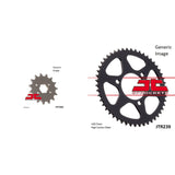 Kit de piñones de acero delanteros y traseros para todoterreno HONDA XL250S 1978-1981