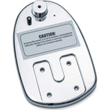 Kuryakyn Left Passenger Armrest Plate Replacement Chrome