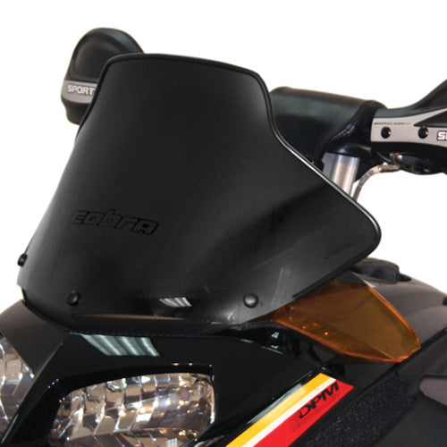 Powermadd Cobra Skidoo Rev Chassis Windshield Low Solid Black 13030