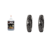 Set of 2 DURO DI-K911 Front Tires 25x8-12 4-ply with QUADBOSS Sealant