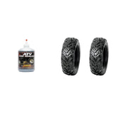 Juego de 2 neumáticos traseros DURO DI-K504 25x10-12 de 4 capas con sellador QUADBOSS