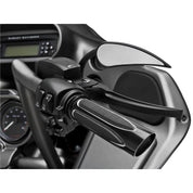 Harley FLHXS Street Glide Special 2014Deep Cut Comfort Grips Black by Arlen Ness