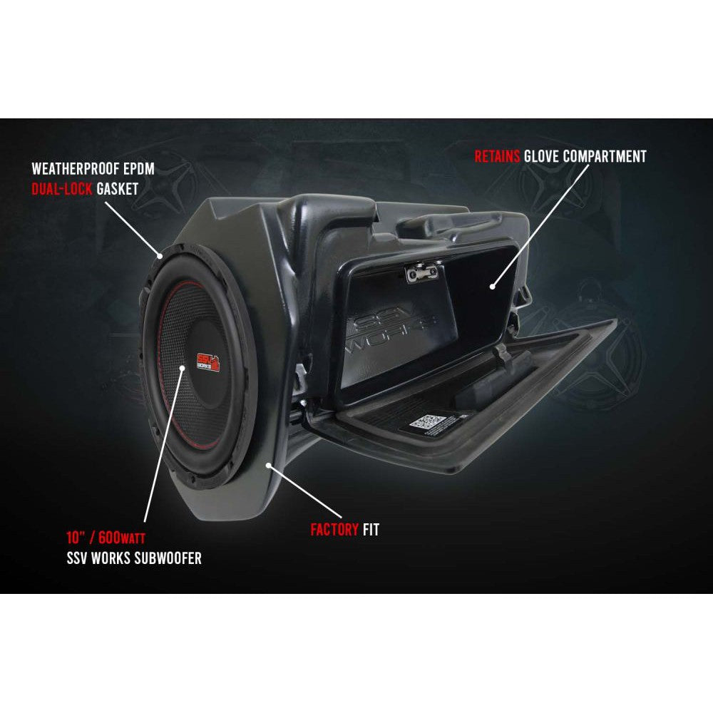 SSV Works 10" Amplified Subwoofer 190-WP-RZ4GBS10