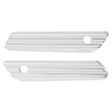 Arlen Ness Chrome 10 Gauge Saddlebag Latch Hinge Covers for Harley 14-16 New