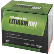 BikeMaster Lithium-Ion 2.0 Battery For Aprilia RSV 1000 Mille 2001-2009 Black