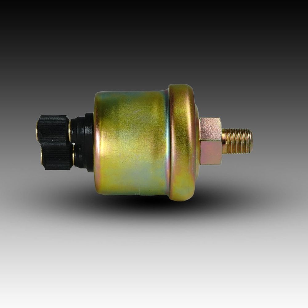 Intellitronix Oil Pressure Sending Unit S8868 1/8" NPT 0-100 PSI - Gold Tone