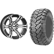 Set of 2 Mounted Wheel and Tire Kit Wheel: 14x8 5+3 4/156 Tire: 26x11-14 6 Ply
