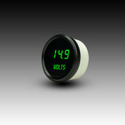 Intellitronix Voltmeter in Black Bezel - Green