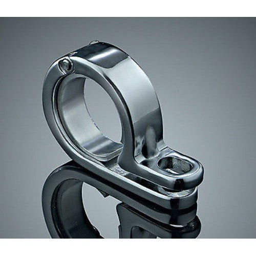 New KURYAKYN CHROME P-CLAMP FOR 39mm or 41mm TUBING SOLD EACH 4014