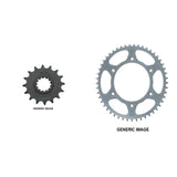 SUNSTAR Front and Rear Steel Sprocket Kit for OFFROAD HONDA CR500R 1986-1987