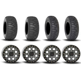 Ruedas System 3 SB-7 Beadlock Titanium de 15" y neumáticos SS360 para arena/nieve [32x10-15], [32x12-15]