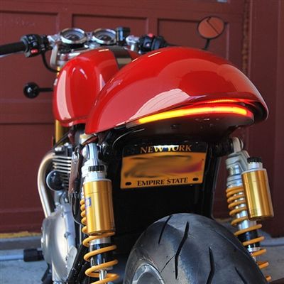 New Rage Cycles Fender Eliminator Tucked Black - THRUXTON16-FR-T
