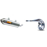 Tubo de escape Fatty de fábrica y silenciador Powercore 2 para HUSQVARNA TE 300 2017