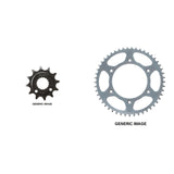SUNSTAR Front and Rear Steel Sprocket Kit for OFFROAD HONDA CR250R 1992-1993