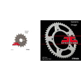 Kit de piñones de acero delanteros y traseros para todoterrenos KAWASAKI KX60 1983-2003