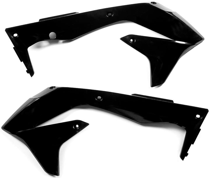 Acerbis Black Radiator Shrouds for Kawasaki - 2449690001