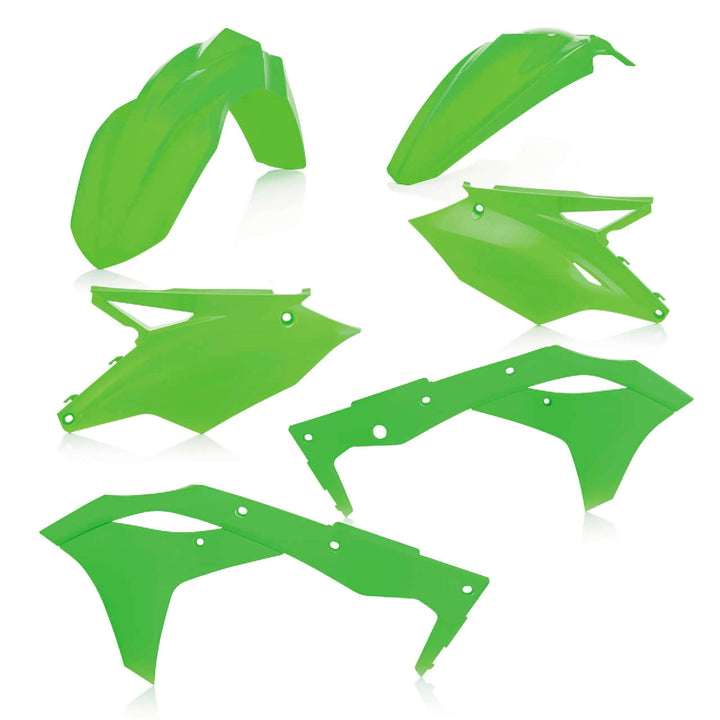 Acerbis Flo Green Standard Plastic Kit for Kawasaki - 2685810235