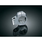 KURYAKYN CHROME 1-1/4 INCH UNIVERSAL ACCESSORY HANDLEBAR MOUNT CLAMP HARLEY 1468