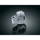KURYAKYN CHROME 1-1/4 INCH UNIVERSAL ACCESSORY HANDLEBAR MOUNT CLAMP HARLEY 1468