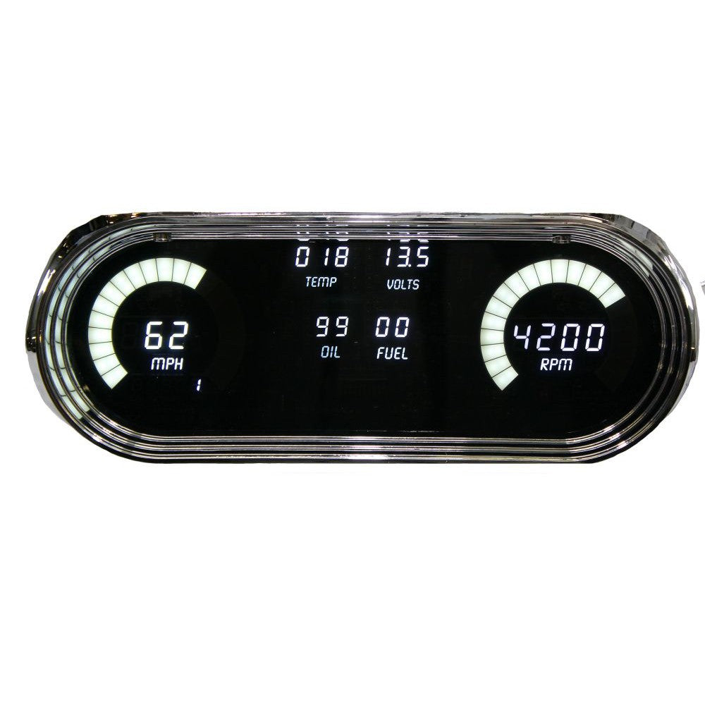 Intellitronix 1962-1965 Chevy Nova Digital Dash DP8001 - White