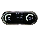 Tablero digital Intellitronix 1962-1965 Chevy Nova DP8001 - Blanco