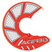 Acerbis Mini Orange/White X-Brake Vented Disc Cover - 2630555321