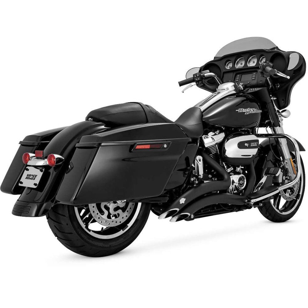 Vance And Hines Big Radius 2-Into-2 Black With Fuelpak FP3