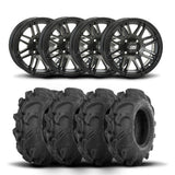 ITP SS316 12" Wheels And Mega Mayhem Tires [28x9-12]