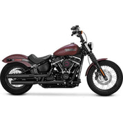 Vance And Hines Eliminator 300 Slip On Exhaust 3in Wrinkle Black With Fuelpak FP4