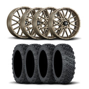ITP Hurricane 20" Bronze Wheels And Versa Cross XTR Tires [35x10-20]