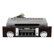 Custom Autosound 1967-68 Camaro Walnut USA-230 Stereo Head Unit CAM-CAE-230W