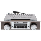 Custom Autosound 1967-68 Camaro Classic Car Stereo With Walnut Bezel