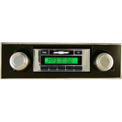 Custom Autosound 1967-68 Camaro Classic Car Stereo With Walnut Bezel And Bluetooth