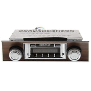 Custom Autosound 1967 Firebird Walnut Bezel USA-230 Stereo Head Unit