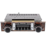 Custom Autosound 1968 Firebird Classic Car Stereo With Burlwood Bezel