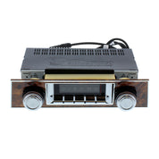 Custom Autosound 1968 Firebird 740 Premium Bluetooth Classic Car Stereo With Burlwood Bezel