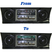 Custom Autosound 1968-76 Corvette Slidebar Car Stereo with Bluetooth