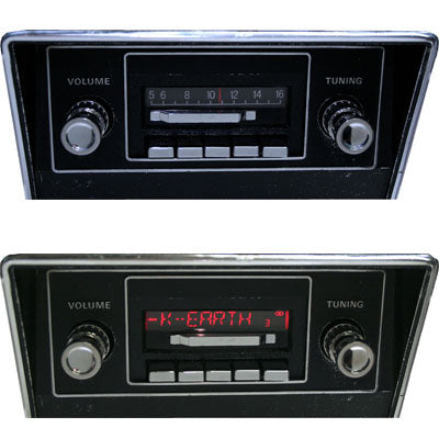 Custom Autosound 1967-73 Mustang Slidebar Car Stereo with Bluetooth CAM-LM-SBR2