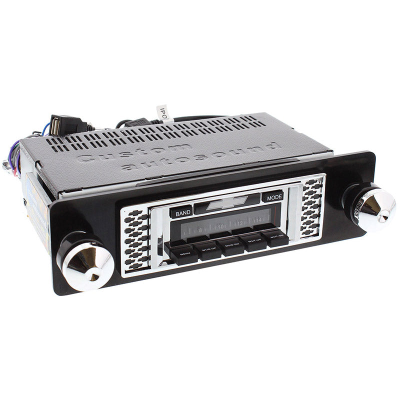 Custom Autosound 1955 Chevy Classic Car Stereo with Bluetooth CAM-VECH-5-630P