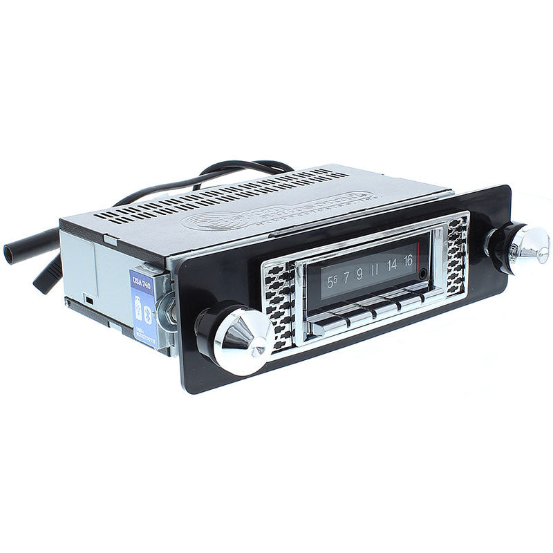 Custom Autosound USA-740 Classic Car Radio With Bluetooth: USA-740